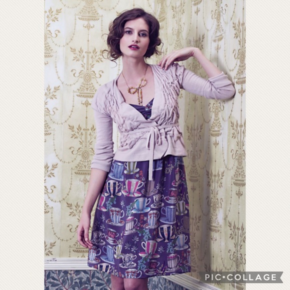 Anthropologie Dresses & Skirts - :Price Firm: Anthropologie Floreat Sugar & Cream Dress